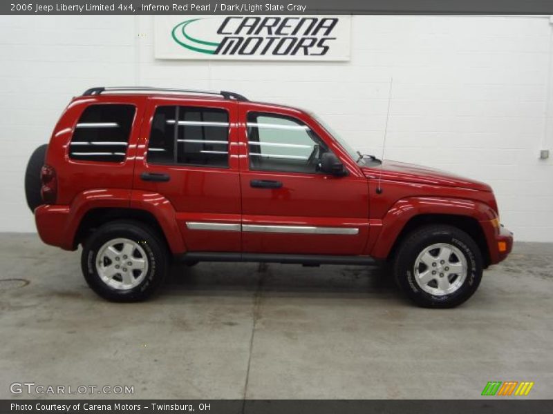 Inferno Red Pearl / Dark/Light Slate Gray 2006 Jeep Liberty Limited 4x4