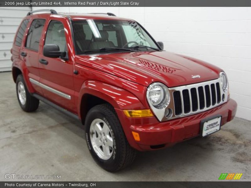 Inferno Red Pearl / Dark/Light Slate Gray 2006 Jeep Liberty Limited 4x4