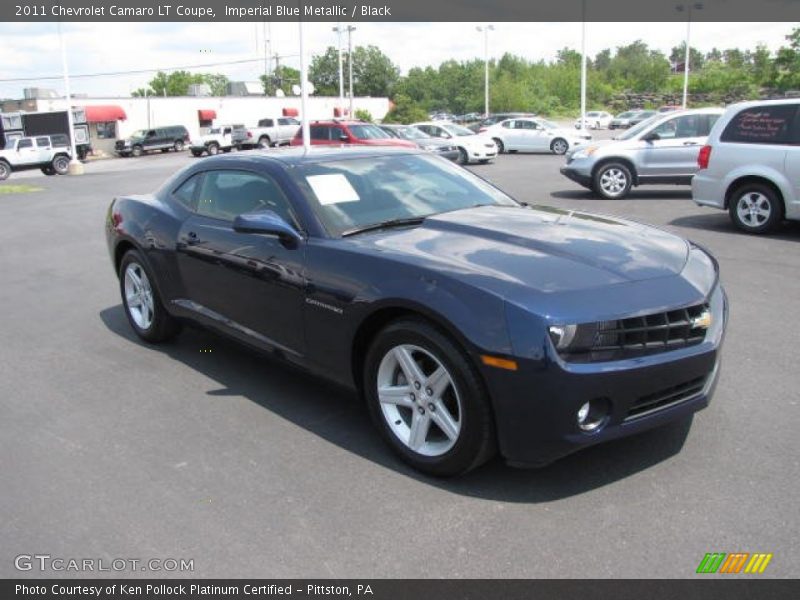 Imperial Blue Metallic / Black 2011 Chevrolet Camaro LT Coupe