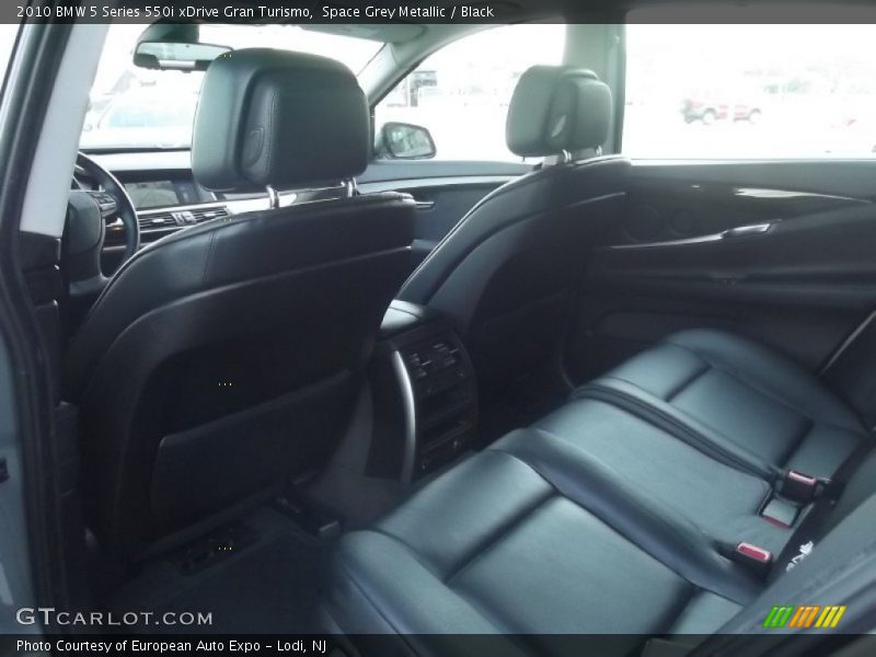 Rear Seat of 2010 5 Series 550i xDrive Gran Turismo