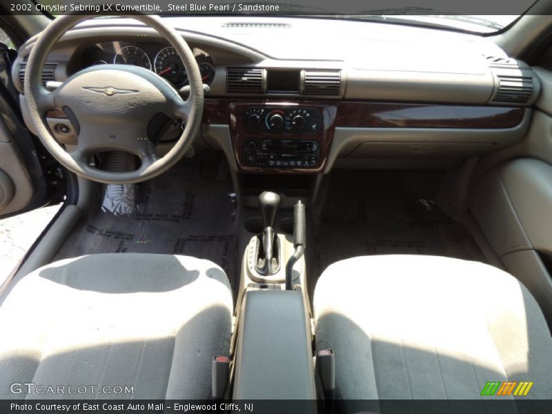 Dashboard of 2002 Sebring LX Convertible