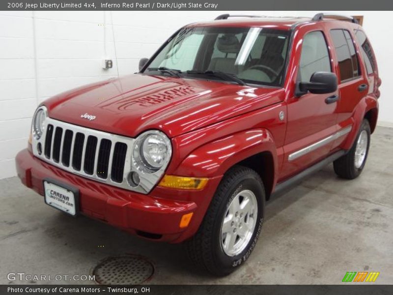 Inferno Red Pearl / Dark/Light Slate Gray 2006 Jeep Liberty Limited 4x4