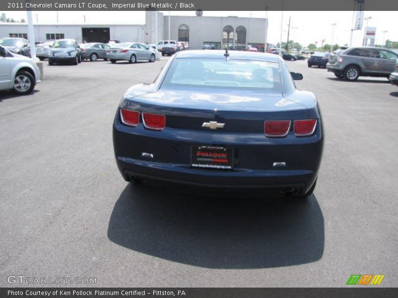 Imperial Blue Metallic / Black 2011 Chevrolet Camaro LT Coupe