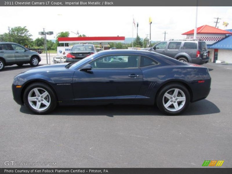 Imperial Blue Metallic / Black 2011 Chevrolet Camaro LT Coupe