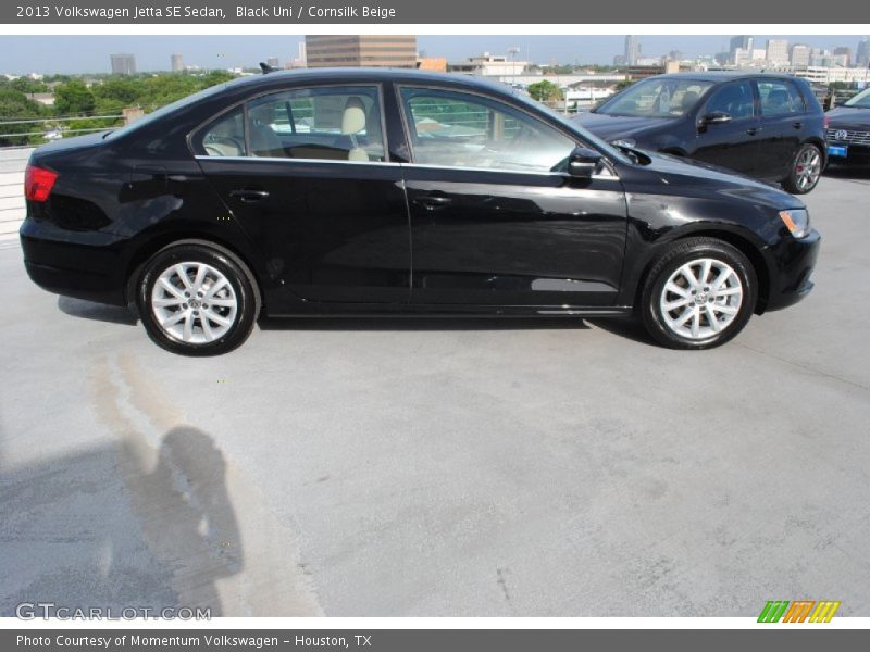 Black Uni / Cornsilk Beige 2013 Volkswagen Jetta SE Sedan