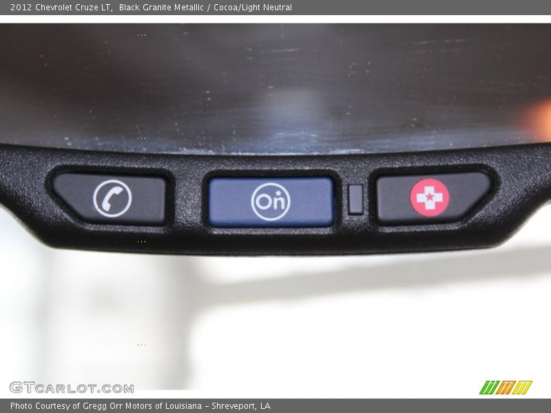 Black Granite Metallic / Cocoa/Light Neutral 2012 Chevrolet Cruze LT