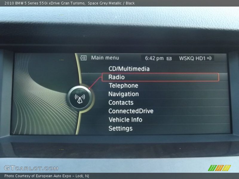 Space Grey Metallic / Black 2010 BMW 5 Series 550i xDrive Gran Turismo