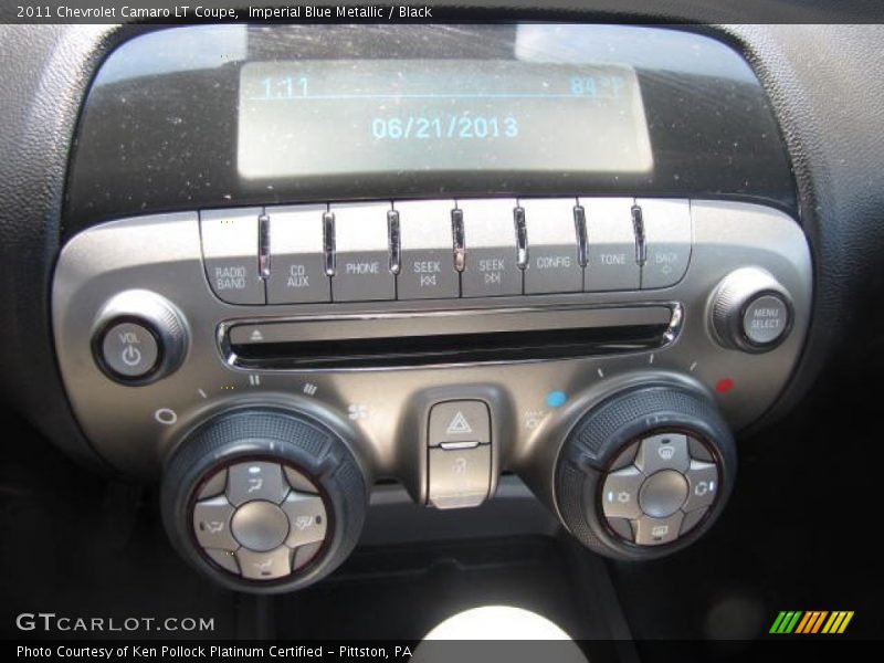 Imperial Blue Metallic / Black 2011 Chevrolet Camaro LT Coupe