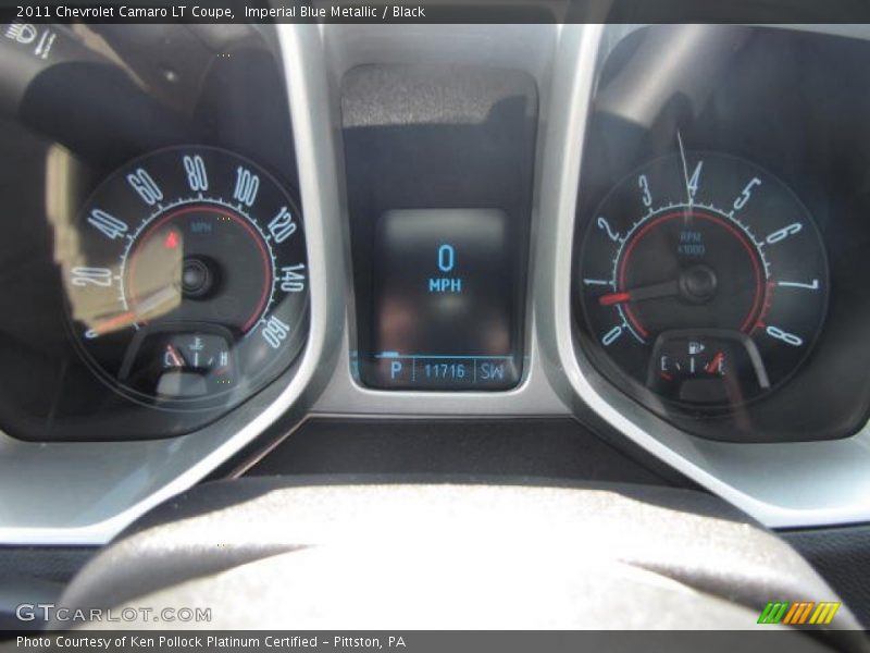 Imperial Blue Metallic / Black 2011 Chevrolet Camaro LT Coupe