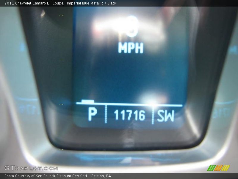 Imperial Blue Metallic / Black 2011 Chevrolet Camaro LT Coupe