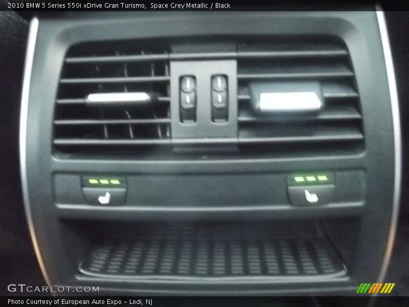 Space Grey Metallic / Black 2010 BMW 5 Series 550i xDrive Gran Turismo