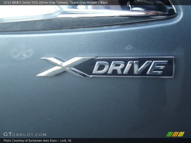 Space Grey Metallic / Black 2010 BMW 5 Series 550i xDrive Gran Turismo
