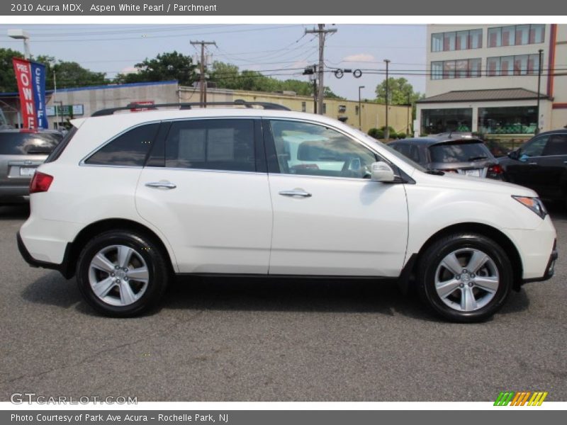 Aspen White Pearl / Parchment 2010 Acura MDX