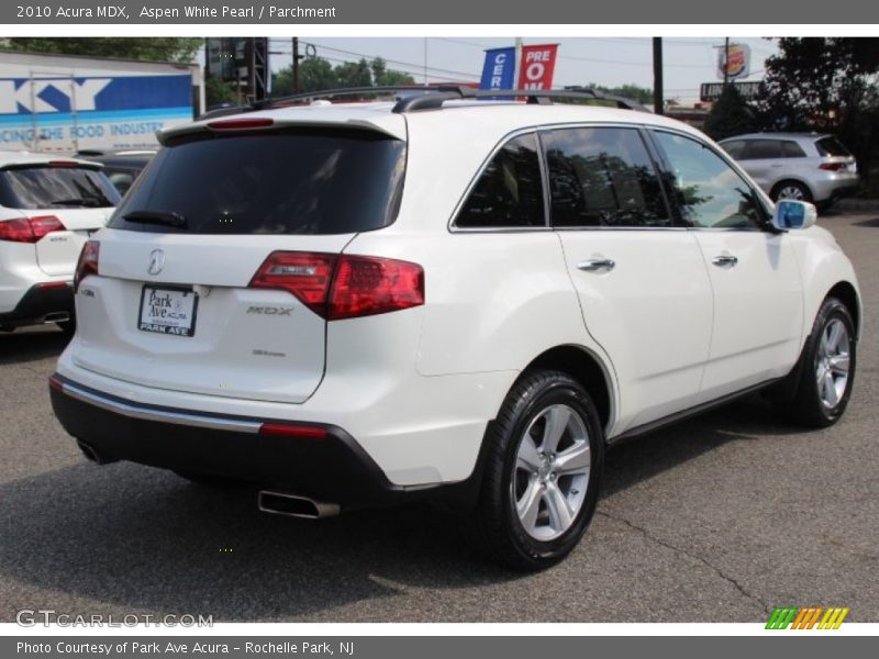 Aspen White Pearl / Parchment 2010 Acura MDX