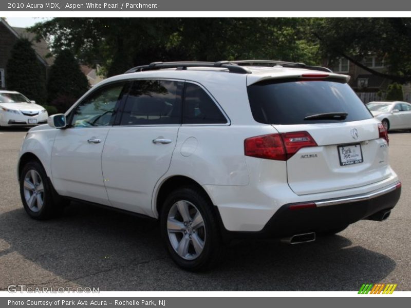 Aspen White Pearl / Parchment 2010 Acura MDX