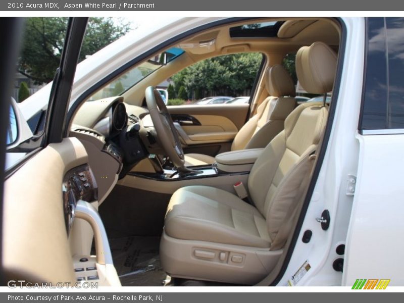 Aspen White Pearl / Parchment 2010 Acura MDX