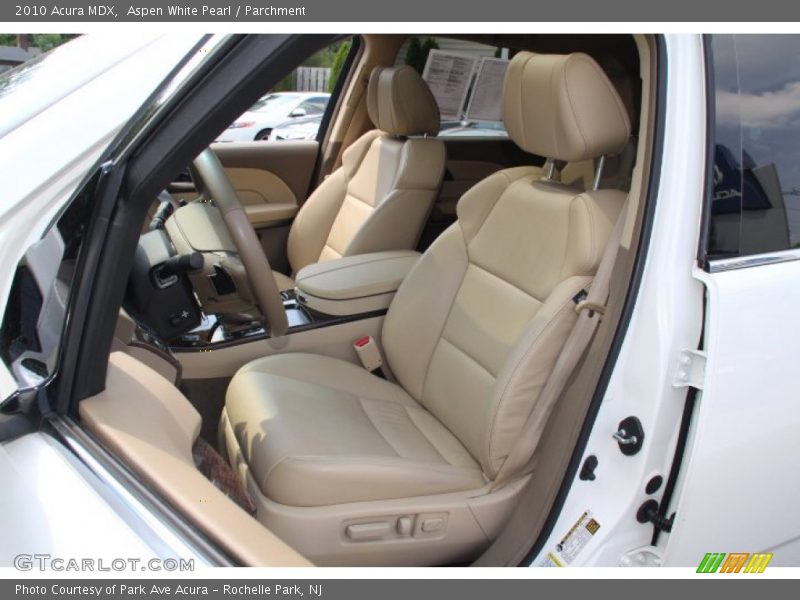 Aspen White Pearl / Parchment 2010 Acura MDX