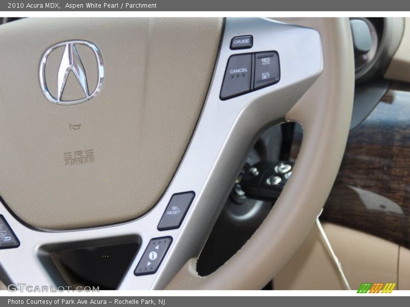 Aspen White Pearl / Parchment 2010 Acura MDX