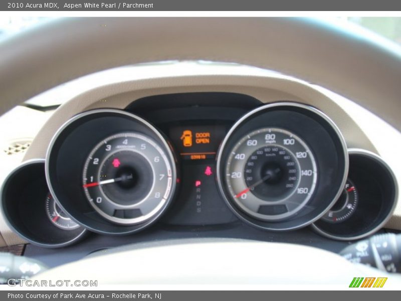 Aspen White Pearl / Parchment 2010 Acura MDX