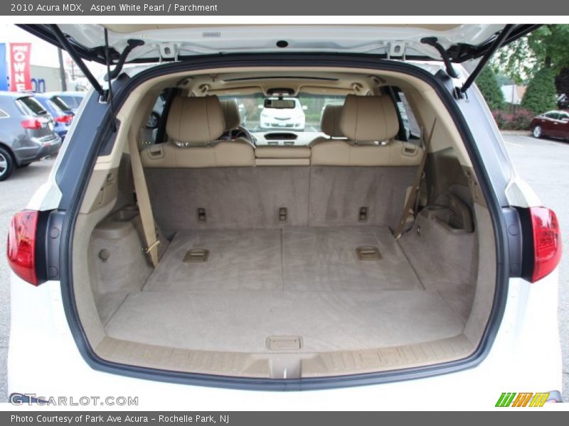 Aspen White Pearl / Parchment 2010 Acura MDX