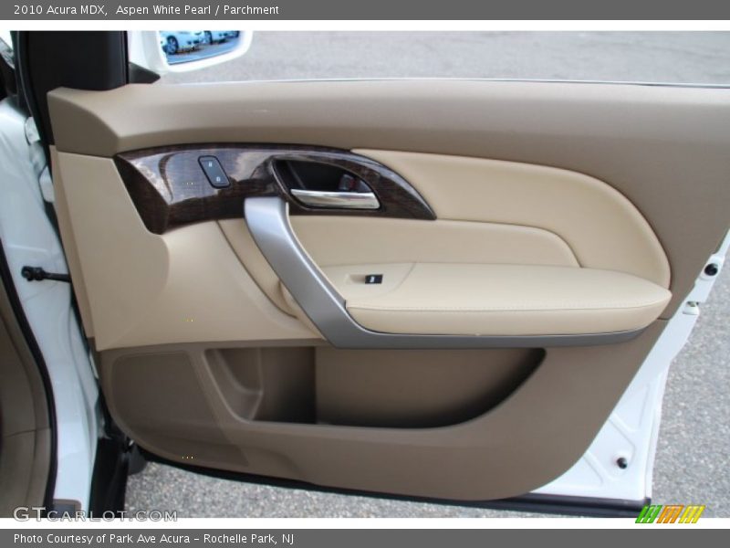 Aspen White Pearl / Parchment 2010 Acura MDX