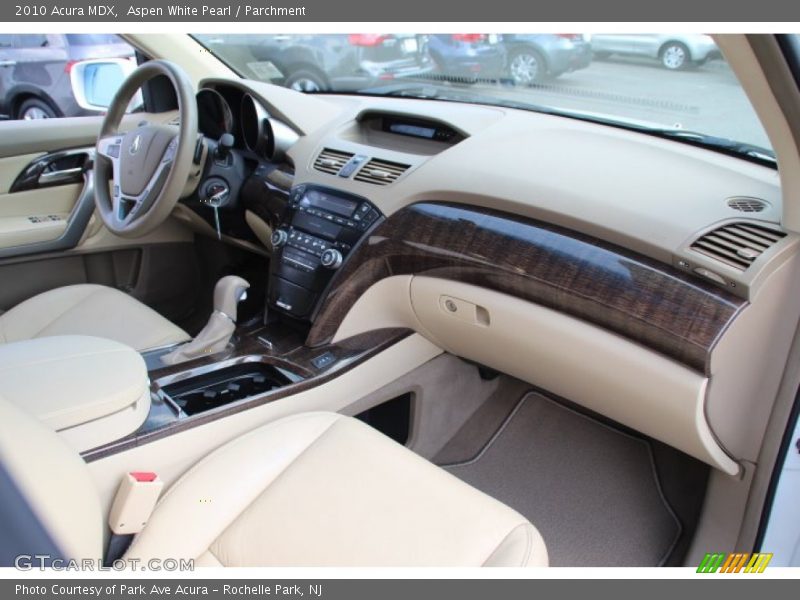 Aspen White Pearl / Parchment 2010 Acura MDX