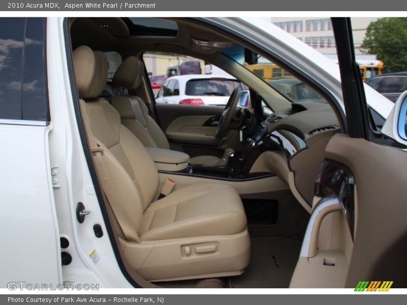 Aspen White Pearl / Parchment 2010 Acura MDX