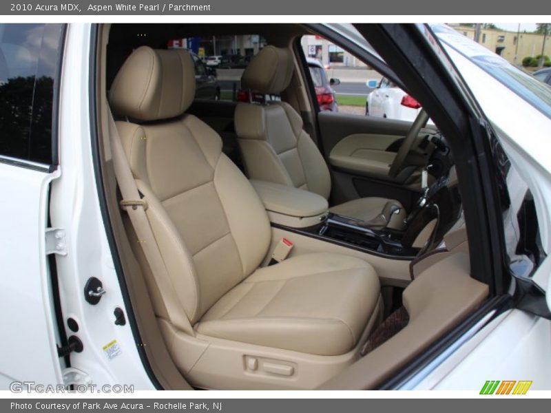 Aspen White Pearl / Parchment 2010 Acura MDX