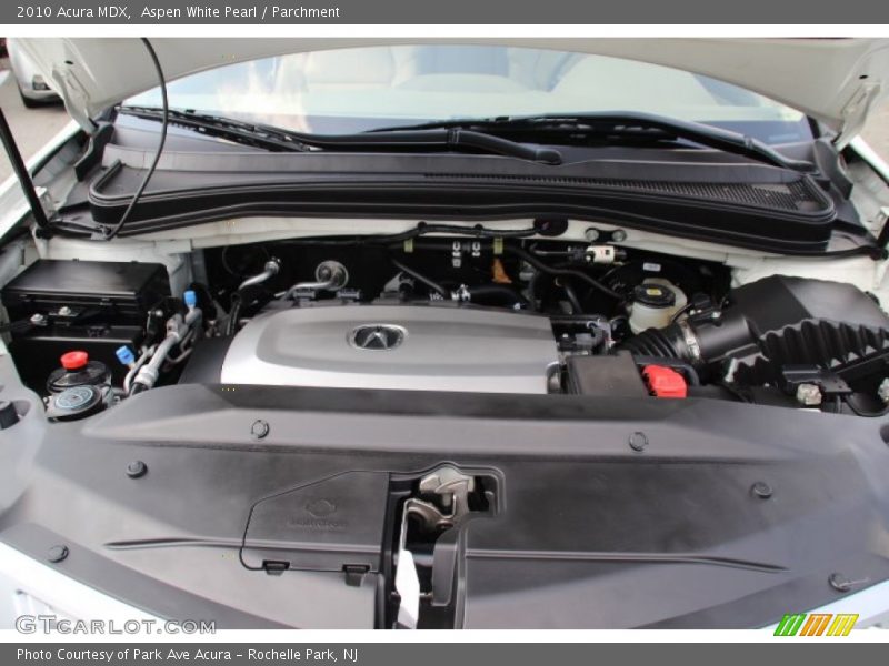 Aspen White Pearl / Parchment 2010 Acura MDX