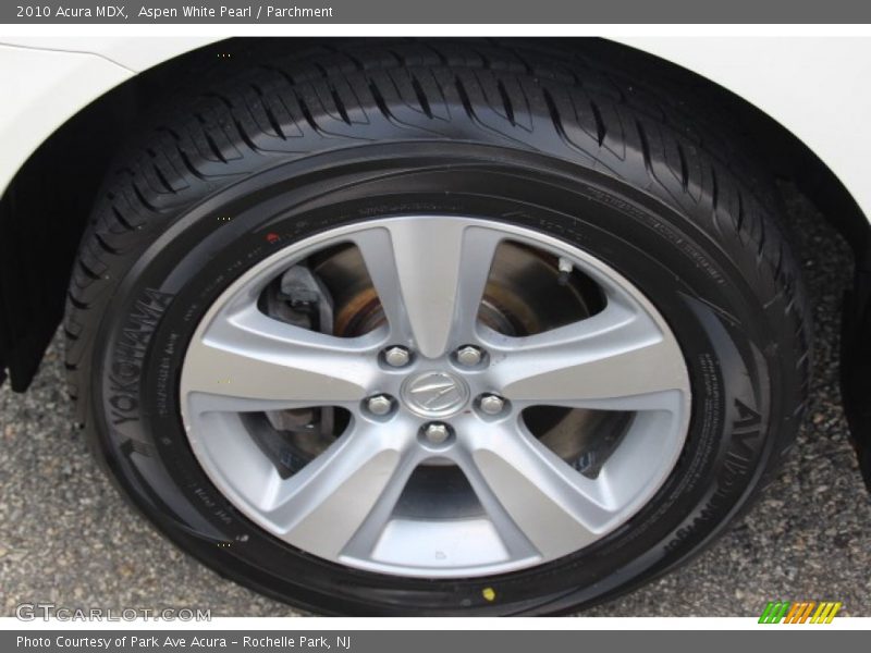 Aspen White Pearl / Parchment 2010 Acura MDX