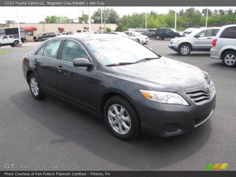 Magnetic Gray Metallic / Ash Gray 2010 Toyota Camry LE