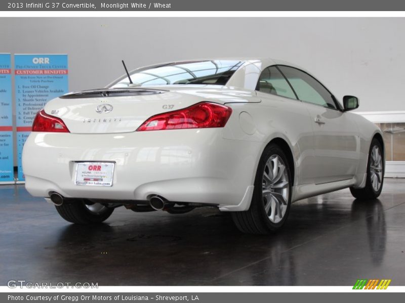 Moonlight White / Wheat 2013 Infiniti G 37 Convertible