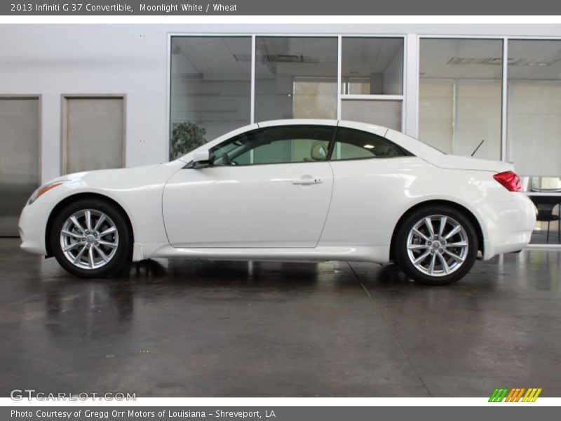  2013 G 37 Convertible Moonlight White
