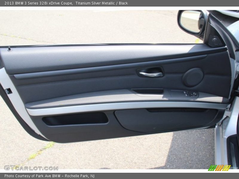 Titanium Silver Metallic / Black 2013 BMW 3 Series 328i xDrive Coupe