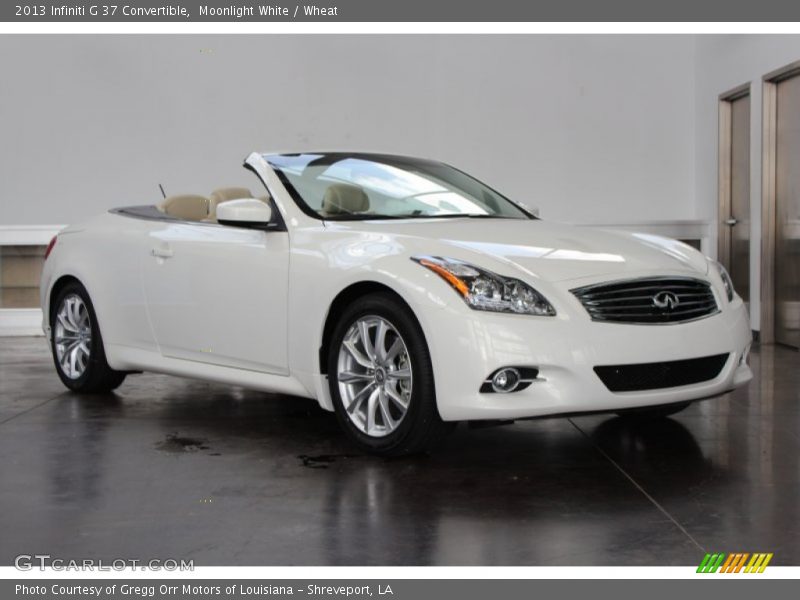 Front 3/4 View of 2013 G 37 Convertible
