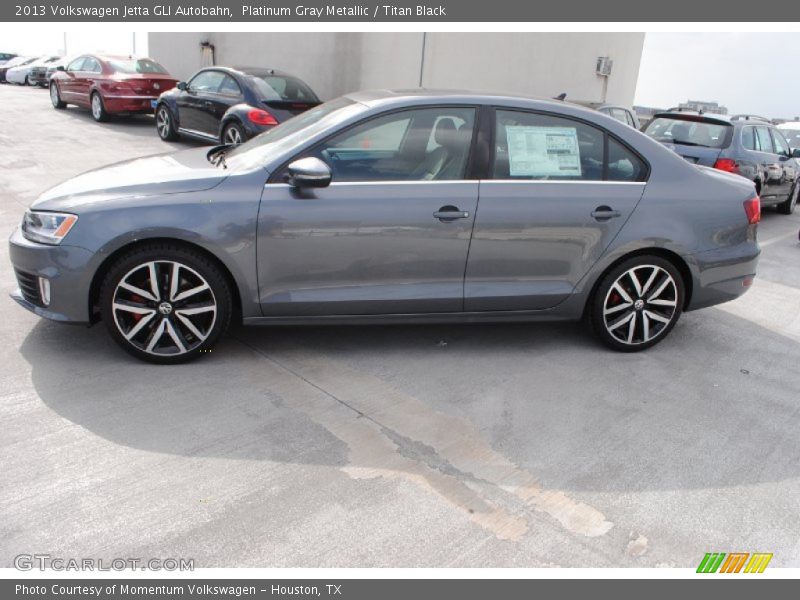 Platinum Gray Metallic / Titan Black 2013 Volkswagen Jetta GLI Autobahn