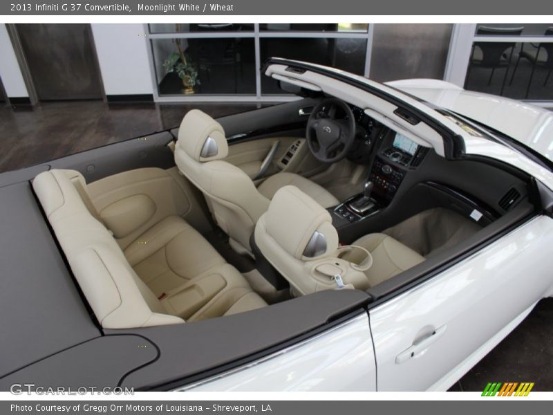 Front Seat of 2013 G 37 Convertible