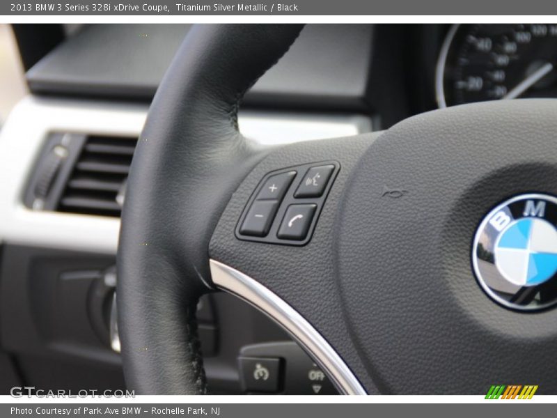 Titanium Silver Metallic / Black 2013 BMW 3 Series 328i xDrive Coupe
