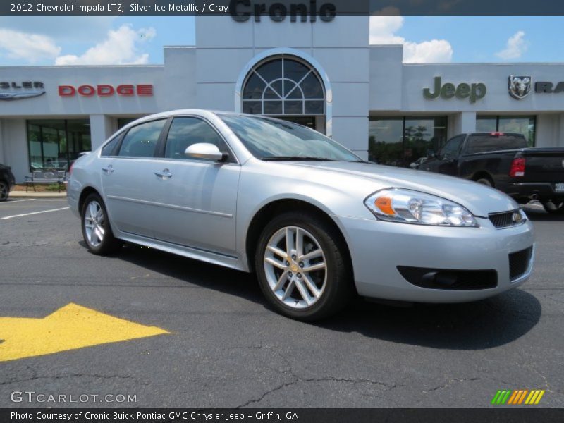 Silver Ice Metallic / Gray 2012 Chevrolet Impala LTZ