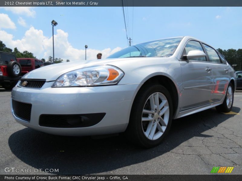 Silver Ice Metallic / Gray 2012 Chevrolet Impala LTZ