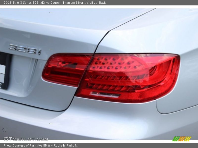Titanium Silver Metallic / Black 2013 BMW 3 Series 328i xDrive Coupe