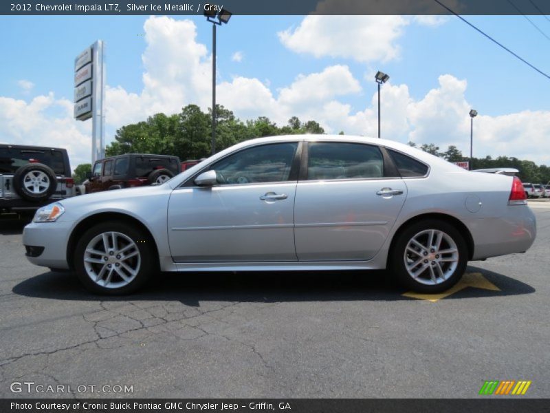 Silver Ice Metallic / Gray 2012 Chevrolet Impala LTZ