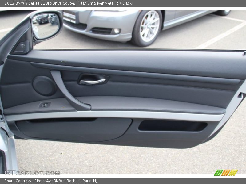 Titanium Silver Metallic / Black 2013 BMW 3 Series 328i xDrive Coupe