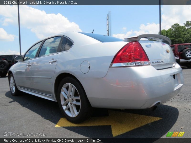 Silver Ice Metallic / Gray 2012 Chevrolet Impala LTZ