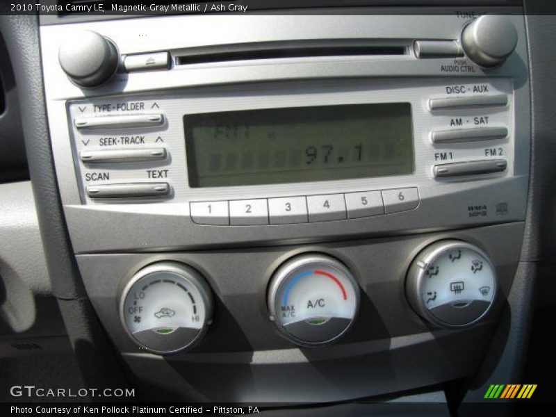 Magnetic Gray Metallic / Ash Gray 2010 Toyota Camry LE