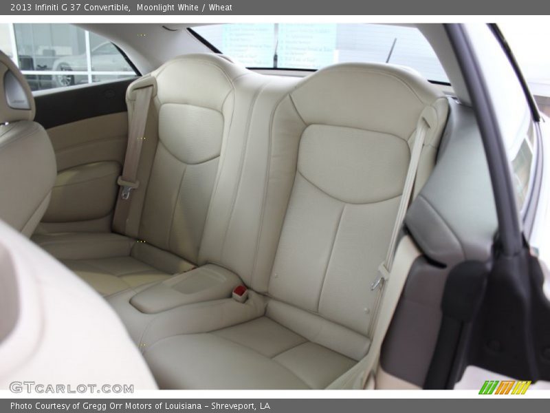 Rear Seat of 2013 G 37 Convertible