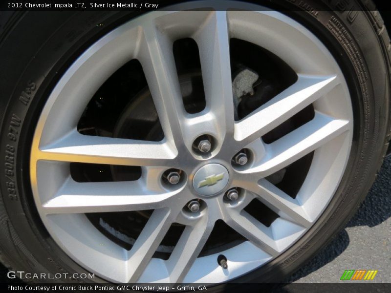 Silver Ice Metallic / Gray 2012 Chevrolet Impala LTZ