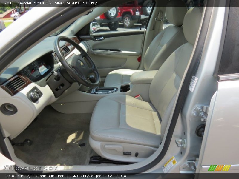Silver Ice Metallic / Gray 2012 Chevrolet Impala LTZ