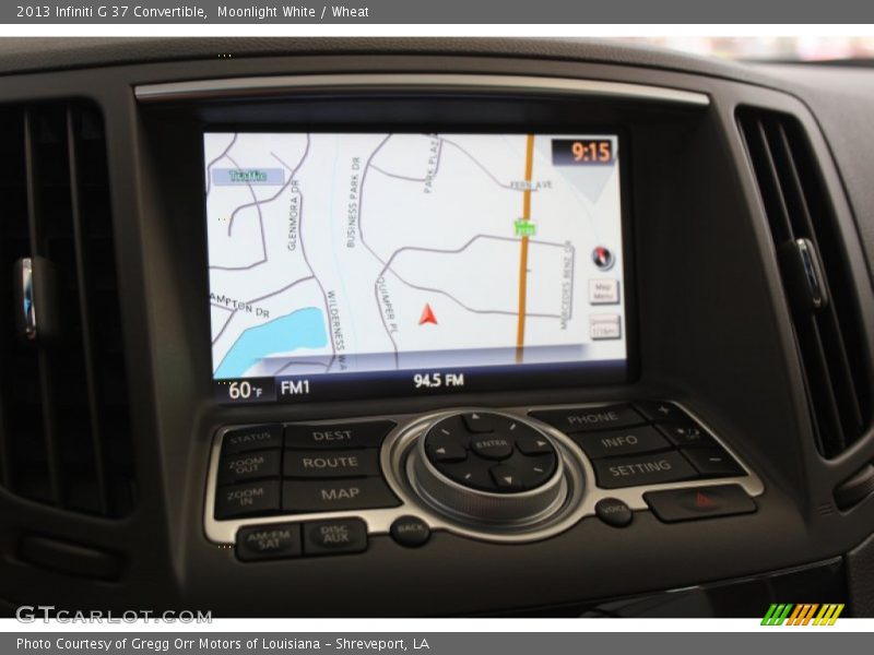 Controls of 2013 G 37 Convertible