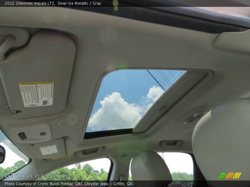 Silver Ice Metallic / Gray 2012 Chevrolet Impala LTZ